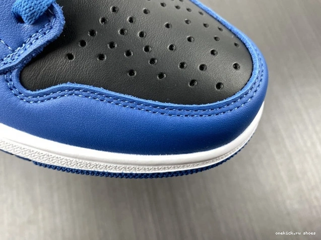 Rep OG 1 555088-404 'Dark Air High Blue' Jordan Retro Marina 0822